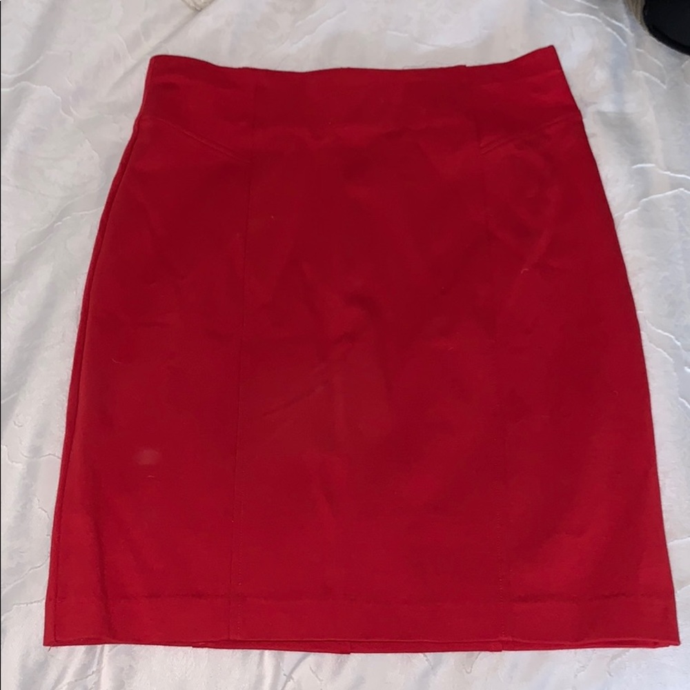 NWOT Beautiful Red Pencil Skirt